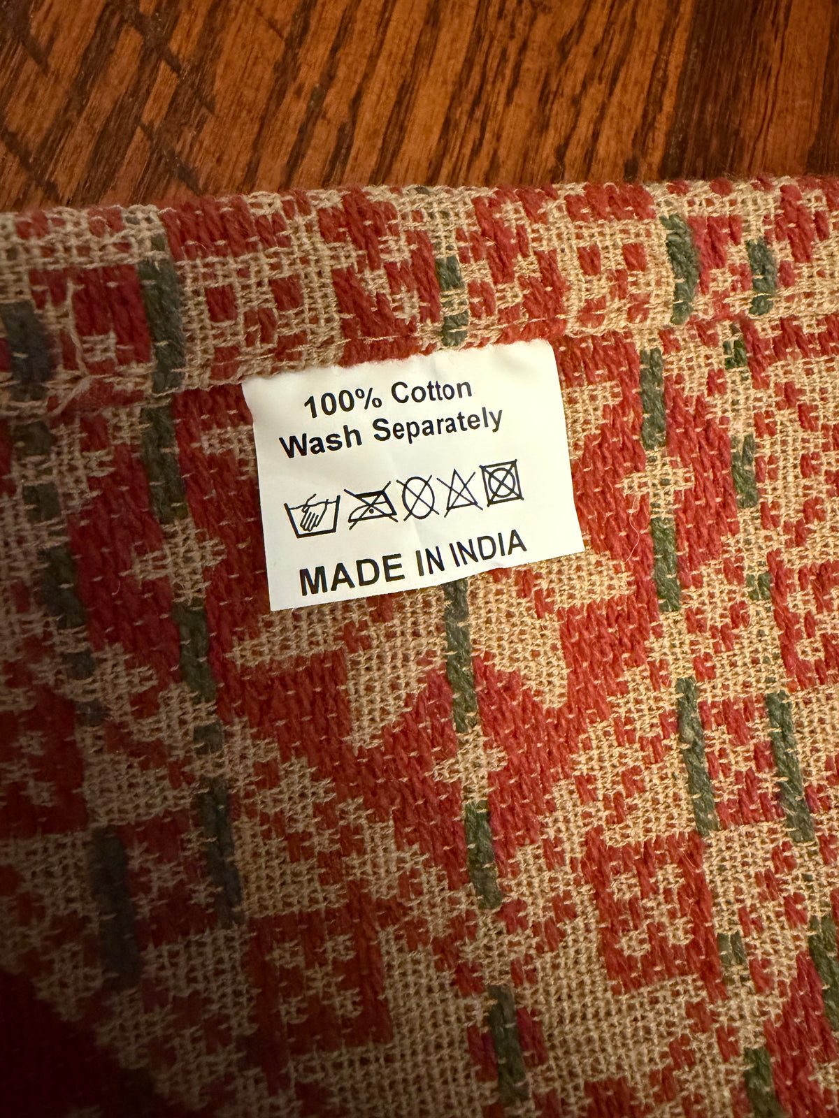 Yuletide Spirits 34” Woven Table Square