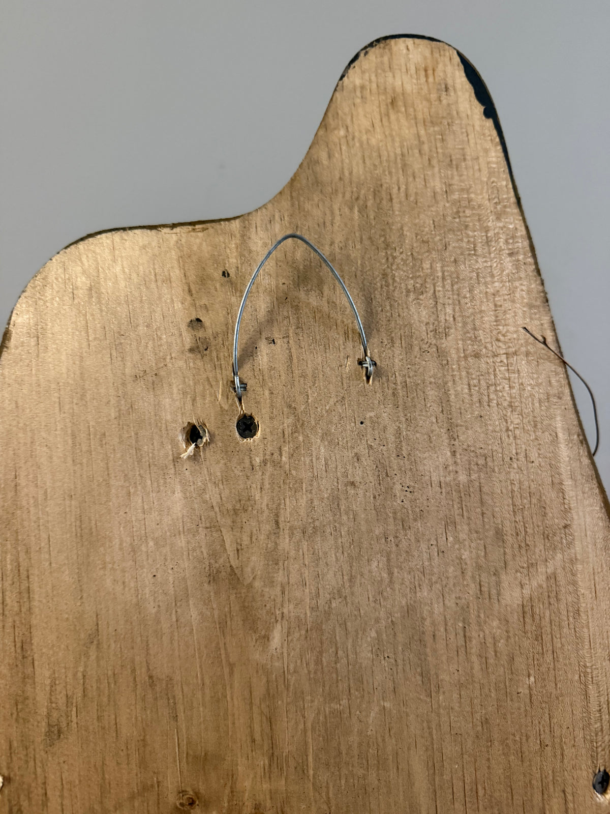 Handpainted Scarecrow Wooden Hanger