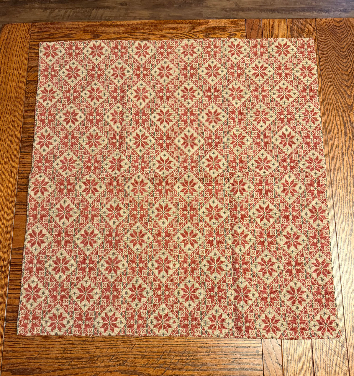 Yuletide Spirits 34” Woven Table Square