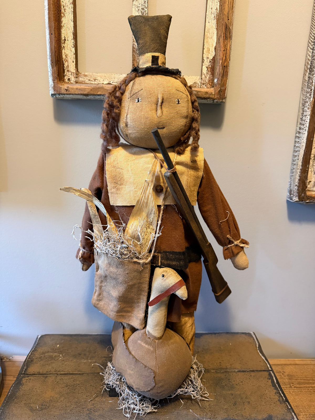 Pilgrim with Turkey