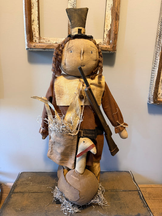 Pilgrim with Turkey