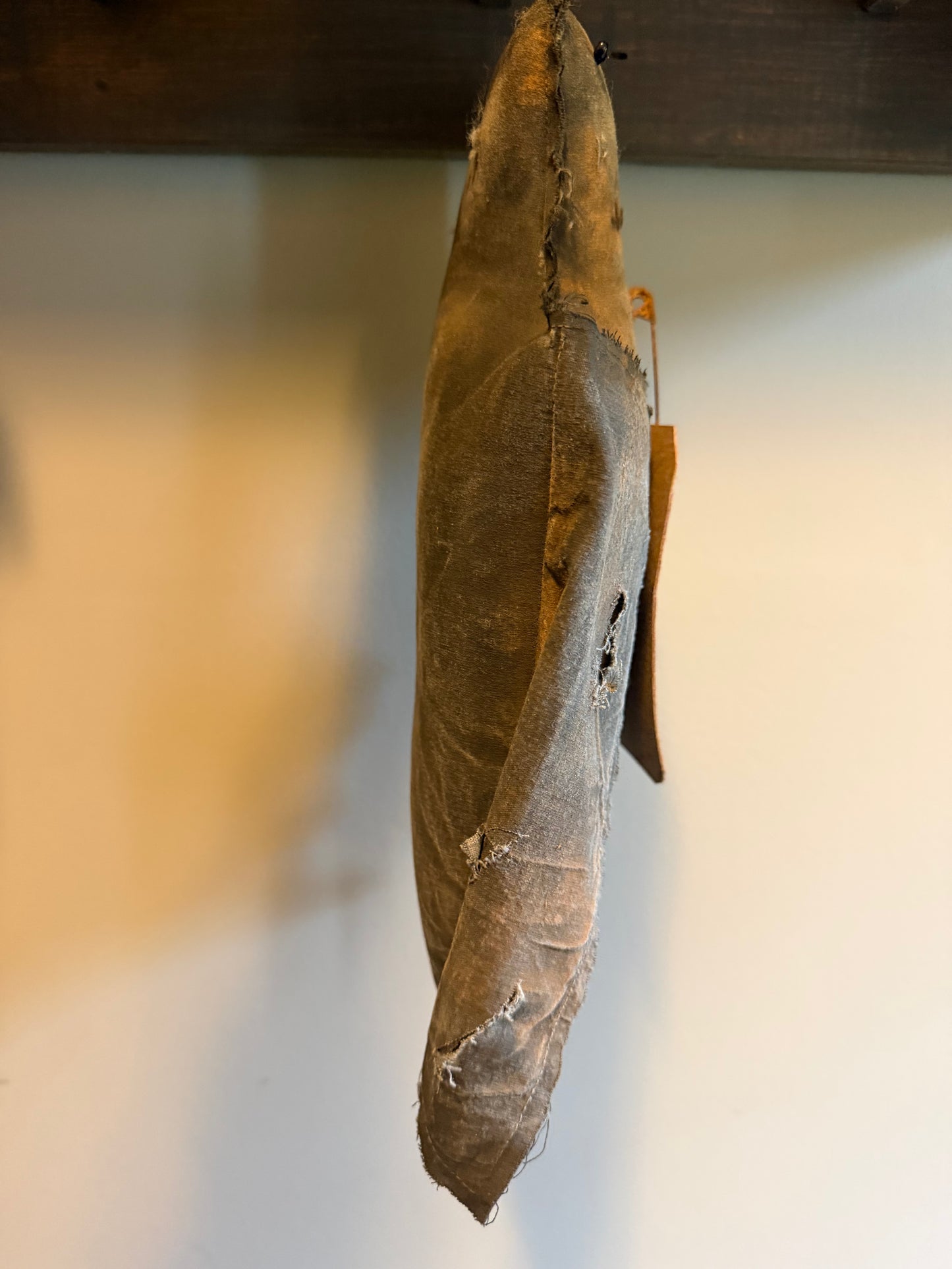 Prim Tattered Fabric Hanging Bat