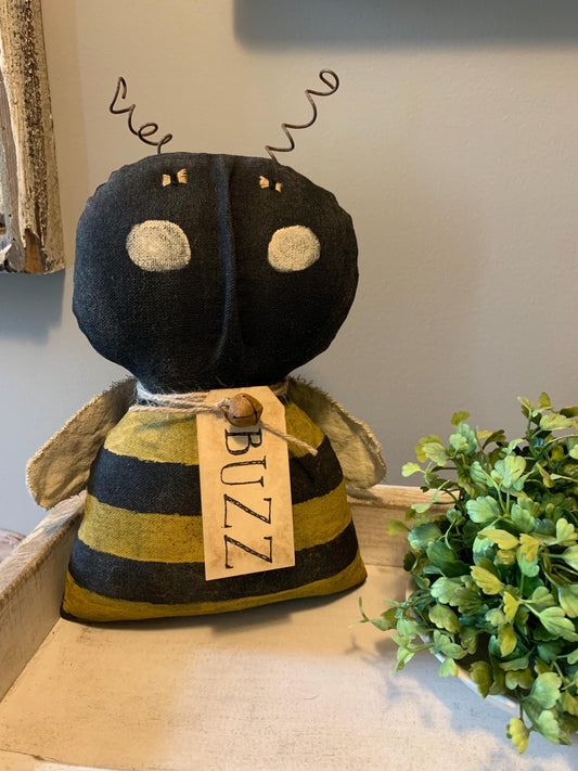 Primitive Fabric Bumblebee Décor