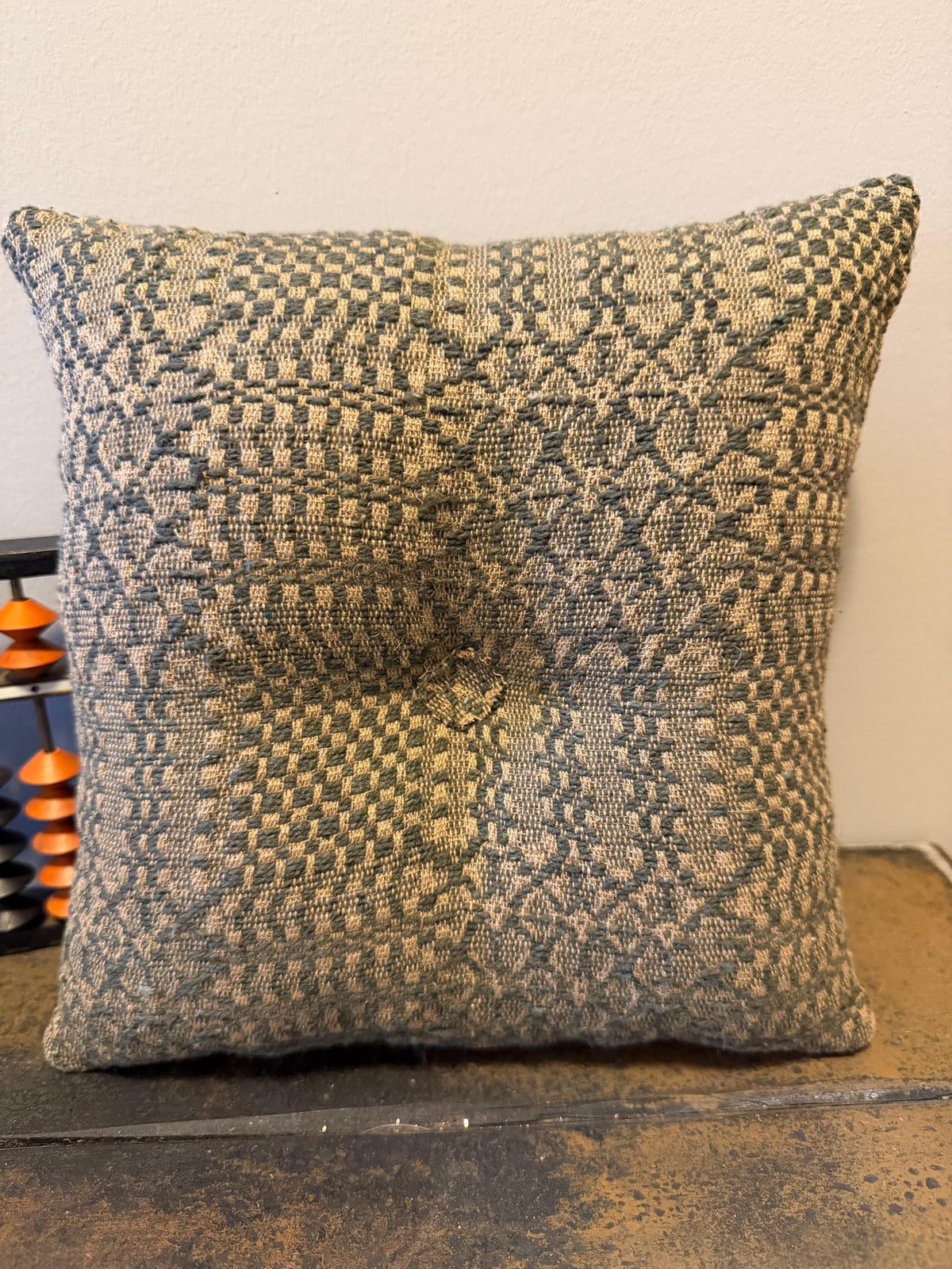 Primitive, Farmhouse, Mini Woven Pillow Tuck